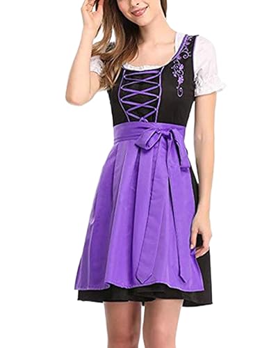 ORANDESIGNE Dirndl Blau Damen Midi Trachtenkleid Rose Kleid Dirndlbluse für Oktoberfest Besondere Anlässe Outfit Dirndlschürze Dirndl Kleid M Violett M ORANDESIGNE Dirndl Blau Damen Midi Trachtenkleid Rose Kleid Dirndlbluse für Oktoberfest Besondere Anlässe Outfit Dirndlschürze Dirndl Kleid M Violett M von ORANDESIGNE