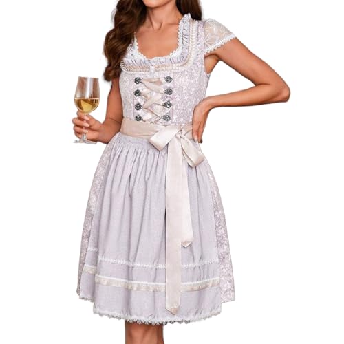 ORANDESIGNE Dirndl Damen Dirndelkleider Günstig Oktoberfest Outfit Dirndl-Komplettsets Dirndlbluse Oktoberfest-Kostüm Q Rosa L ORANDESIGNE Dirndl Damen Dirndelkleider Günstig Oktoberfest Outfit Dirndl-Komplettsets Dirndlbluse Oktoberfest-Kostüm Q Rosa L von ORANDESIGNE