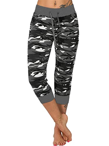 ORANDESIGNE Grau Damen 3/4 Caprihose Trainingshose Sporthose Kurze Hose Sport Fitness Jogginghose Shorts Barmuda Sommerhose Knielang Freizeithose E Grau M ORANDESIGNE Grau Damen 3/4 Caprihose Trainingshose Sporthose Kurze Hose Sport Fitness Jogginghose Shorts Barmuda Sommerhose Knielang Freizeithose E Grau M von ORANDESIGNE