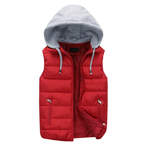 ORANDESIGNE Herren Leicht Steppweste Stehkragen Weste mit Reißverschluss Futter mit Tasche Bodywarmer Funktionsweste Outdoor Freizeit Sport Style Ärmellose Jacken A Rot M ORANDESIGNE Herren Leicht Steppweste Stehkragen Weste mit Reißverschluss Futter mit Tasche Bodywarmer Funktionsweste Outdoor Freizeit Sport Style Ärmellose Jacken A Rot M von ORANDESIGNE
