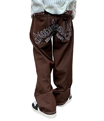 ORANDESIGNE Jeanshosen Herren Hose mit Weitem Bein Patchwork Jeans Casual Relaxed Fit Jeanshose Denim Hosen Baggy Hip Hop Jeans Vintage Y2K Straight Leg Streetwear Z3 Braun M ORANDESIGNE Jeanshosen Herren Hose mit Weitem Bein Patchwork Jeans Casual Relaxed Fit Jeanshose Denim Hosen Baggy Hip Hop Jeans Vintage Y2K Straight Leg Streetwear Z3 Braun M von ORANDESIGNE
