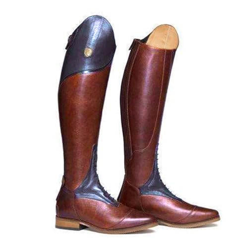 ORANDESIGNE Reitstiefel Reitschuhe Herren Westernstil Lange Stiefel Unisex Kniehohe Stiefel Outdoor Frühling Herbst Große Größe Ritterstiefel A Hellbraun 36 EU ORANDESIGNE Reitstiefel Reitschuhe Herren Westernstil Lange Stiefel Unisex Kniehohe Stiefel Outdoor Frühling Herbst Große Größe Ritterstiefel A Hellbraun 36 EU von ORANDESIGNE