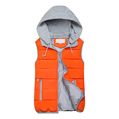 ORANDESIGNE Steppweste Damen Leicht Kurz Übergangsjacke Mit Kapuze Daunenweste Leicht Parka Winter Warm Leichtsteppweste Gesteppte Jacke Elegant Outdoor Weste A Orange XXL ORANDESIGNE Steppweste Damen Leicht Kurz Übergangsjacke Mit Kapuze Daunenweste Leicht Parka Winter Warm Leichtsteppweste Gesteppte Jacke Elegant Outdoor Weste A Orange XXL von ORANDESIGNE