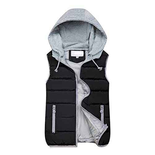 ORANDESIGNE Steppweste Damen Leicht Kurz Übergangsjacke Mit Kapuze Daunenweste Leicht Parka Winter Warm Leichtsteppweste Gesteppte Jacke Elegant Outdoor Weste A Schwarz L ORANDESIGNE Steppweste Damen Leicht Kurz Übergangsjacke Mit Kapuze Daunenweste Leicht Parka Winter Warm Leichtsteppweste Gesteppte Jacke Elegant Outdoor Weste A Schwarz L von ORANDESIGNE