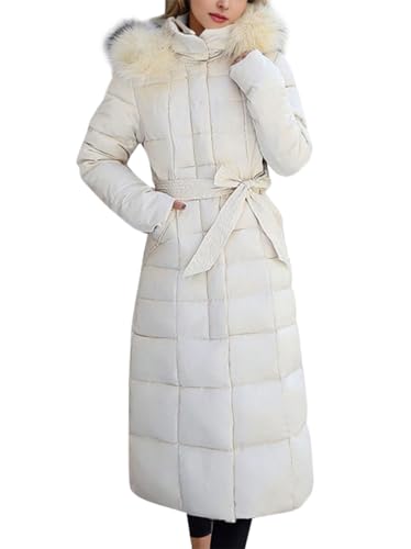 ORANDESIGNE Wintermantel Damen Lang Warm Steppmantel mit Fellkapuze Daunenmantel Elegant Steppjacke Winterjacke Daunenjacke Lang Mantel Winter Warm Winddicht Jacke Outdoorjacke B Weiß S ORANDESIGNE Wintermantel Damen Lang Warm Steppmantel mit Fellkapuze Daunenmantel Elegant Steppjacke Winterjacke Daunenjacke Lang Mantel Winter Warm Winddicht Jacke Outdoorjacke B Weiß S von ORANDESIGNE