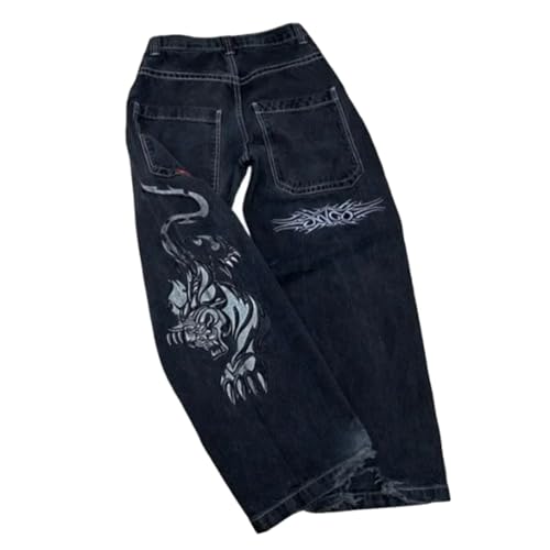 ORANDESIGNE Z02 Schwarz Y2k Jeans Herren Hip Hop Retro Schädel Stickerei Gewaschen Baggy Denim Hose Lässig Lose Weites Bein Hose Streetwear M ORANDESIGNE Z02 Schwarz Y2k Jeans Herren Hip Hop Retro Schädel Stickerei Gewaschen Baggy Denim Hose Lässig Lose Weites Bein Hose Streetwear M von ORANDESIGNE