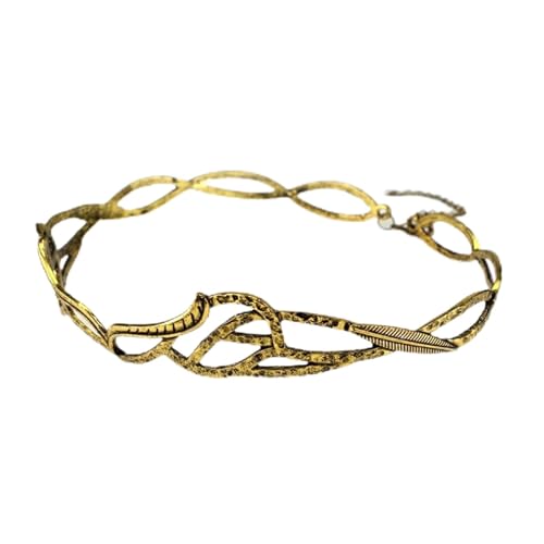 ORANUX Hochzeit Haar Tiara Kristall Braut Tiara Krone Silber Farbe Diadem Schleier Diademe Hochzeit Haarschmuck Kopfschmuck Kopfschmuck Crown (Color : Gold) von ORANUX