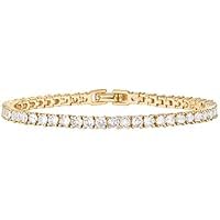 ORAZIO 3 Stück Armband Damen Gold Plated 14K Armreif Gold Armbänder Armreifen Gold Damen Verstellbares Armband Set Schmuck Damen von ORAZIO