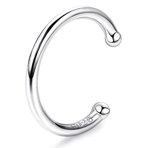 ORAZIO 925 Sterling Silber Ohr Manschette Ohrringe CZ Non-Piercing Fake Helix Knorpel Manschette Ohrringe Conch Manschetten Ohrringe für Frauen von ORAZIO