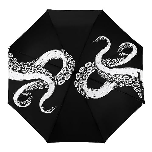 ORENZ Automatischer Regenschirm Oktopus-Muster Faltbare Regenschirme Leichte Winddichte Regenschirme Tragbare Reiseschirme ORENZ Automatischer Regenschirm Oktopus-Muster Faltbare Regenschirme Leichte Winddichte Regenschirme Tragbare Reiseschirme von ORENZ