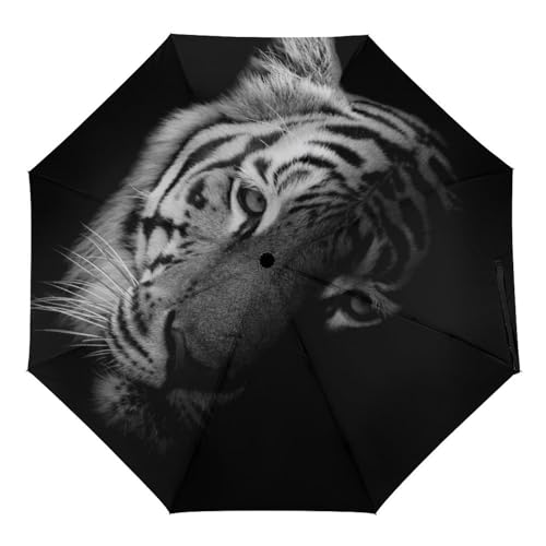 ORENZ Automatischer Regenschirm Tiger Faltbare Regenschirme Leichte Winddichte Regenschirme Tragbare Reiseschirme ORENZ Automatischer Regenschirm Tiger Faltbare Regenschirme Leichte Winddichte Regenschirme Tragbare Reiseschirme von ORENZ