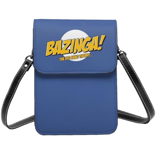 Die Big Bang Theory Small Handy-Geldbörse aus Leder mit mehreren Staufächern Leicht sichtbare Telefone, Karten und Bargeld von OREURUIK