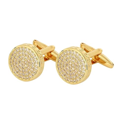 ORFOFE 1 Paar Rechteckige Cufflinks Goldfarbenem für Französische Hemden für Hochzeiten und Formelle Anlässe Schmuck für Männer von ORFOFE