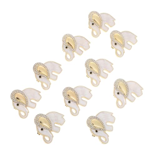 ORFOFE 10 Stück Strass Broschen Damen Anstecknadeln aus Langlebigem Metall Verspieltes Tierdesign Modische Schmuck Pins für Jacken Pullover Kleider und Besondere Anlässe von ORFOFE