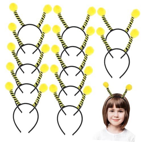 ORFOFE 12 Stück Kinderkostüm Mit Zartem Haar Süße Mädchen Bienen Kopfbedeckung Ameisen Gefälligkeiten Stirnband Design Partys Themen Und Cosplay Zubehör Langlebige Stirnbänder von ORFOFE