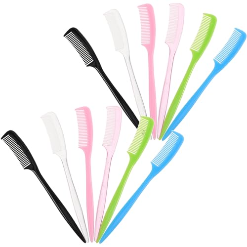 ORFOFE 12 Stück Teiliges Puppenhaarkamm Set mit Feinzahnigen Spitzen Kämmen für Präzises Styling Kompaktes Reise Accessoire Langlebige für Perückenpflege und Haarstyling von ORFOFE