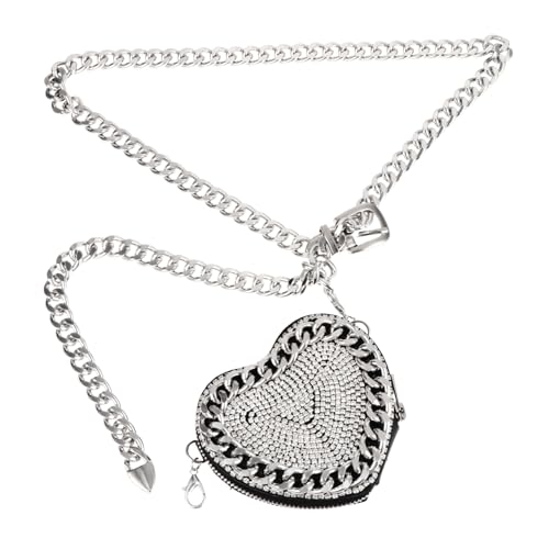 ORFOFE 1Stück Mini Strass Umhängetasche für Damen Bauchtasche mit Glitzer für Festivals und Täglichen Gebrauch Leicht und Tragbar als von ORFOFE