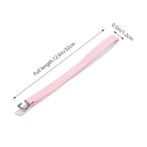 ORFOFE 2 Paare Robuste High Heel Schnürsenkel aus Langlebigem Material Elastische Praktische Lazy Shoelaces in Rosa für Damen Pumps Verhindert Lose Schnürsenkel bei Hochhackigen Schuhen von ORFOFE