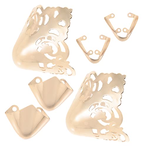 ORFOFE 2 Paare Schuhspitzenschutz Absatztips High Heel Schoner Zehenschutz Metall Gold für Damenschuhe Hochzeit Party Schuhreparatur Ersatzteile ORFOFE 2 Paare Schuhspitzenschutz Absatztips High Heel Schoner Zehenschutz Metall Gold für Damenschuhe Hochzeit Party Schuhreparatur Ersatzteile von ORFOFE