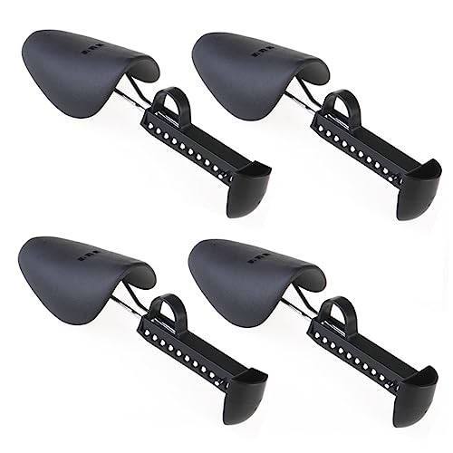 ORFOFE 2 Paare Verstellbarer Schuhspanner für Herren aus Robustem Kunststoff und Metall Schuhgröße Eu Dehnbar Schuhformer zur Schuhpflege und Komfortsteigerung Schwarz von ORFOFE