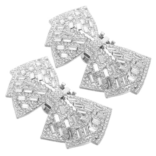ORFOFE 2 STÜCK Elegante Schleifen Schuhclips mit Strasssteinen Abnehmbare DIY Schuhschnallen für Pumps und High Heels Vielseitige Hochzeitsschmuck Schuhdekoration Modische Schuhklammern ORFOFE 2 STÜCK Elegante Schleifen Schuhclips mit Strasssteinen Abnehmbare DIY Schuhschnallen für Pumps und High Heels Vielseitige Hochzeitsschmuck Schuhdekoration Modische Schuhklammern von ORFOFE