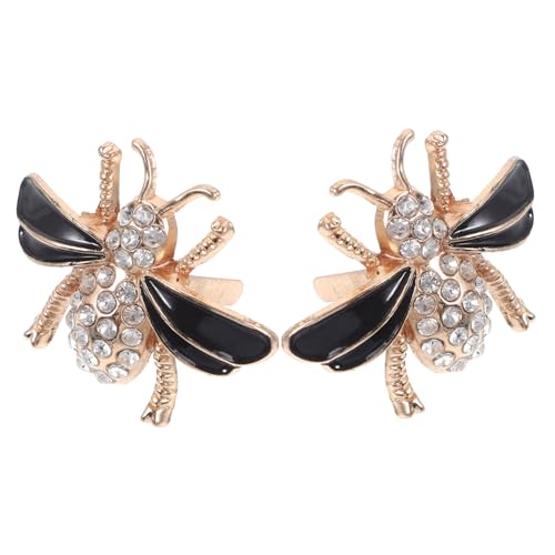 ORFOFE 2 Stck Teiliges Bienen Schuhclips Metall Schuhschmuck Süße Schuhdekoration Vielseitig für Damen High Heels Schuhe Einfache Befestigung Langlebig und Modisch von ORFOFE