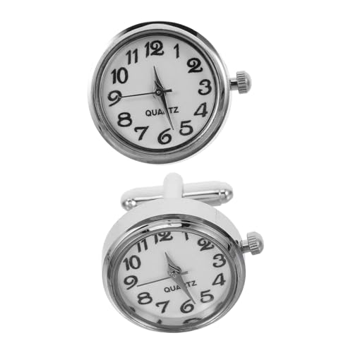 ORFOFE 2 Stück Edelstahl Mechanische Manschettenknöpfe Herren Kreative Getriebe Design Business Hochzeit Party Hemd Cuff Button Sleeve Schmuck Geschenk von ORFOFE