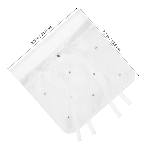 ORFOFE 2 Stück Elegante Brauttaschen aus Stoff Kordelzug Handtaschen für Hochzeitsfeier Weiche Robuste Abendtaschen als Stilvolles Geschenk für Brautjungfern und Gäste Geräumig und von ORFOFE