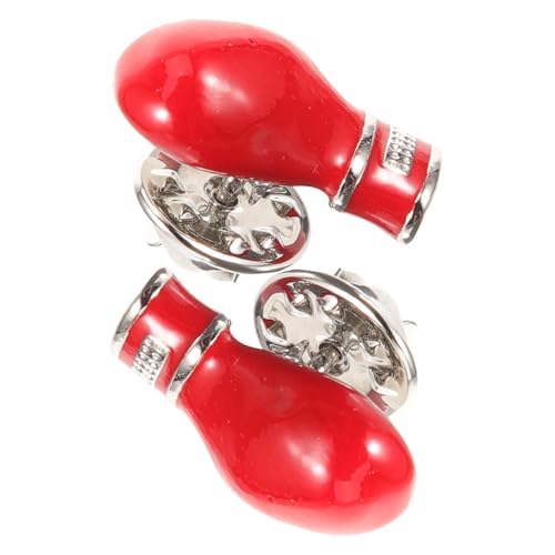 ORFOFE 2 Stück Herren Boxhandschuh Broschen aus Metall Kreative Sportabzeichen Langlebige Anstecker für Boxbekleidung Modische Geschenkidee für Männer mit Sportlichem Stil von ORFOFE