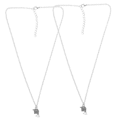 ORFOFE 2 Stück Horn Anhänger Halskette Damen Schmuck Leichtes Metall Modeschmuck Musikliebhaber Geschenk ORFOFE 2 Stück Horn Anhänger Halskette Damen Schmuck Leichtes Metall Modeschmuck Musikliebhaber Geschenk von ORFOFE