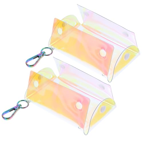 ORFOFE 2 Stück Mini Geldbörse Damen PVC Leichtes Münzfach Schlüssel Organizer Ohrhörer Aufbewahrungstasche Transparent Robust für Reisen Alltag Schmuck Candy ORFOFE 2 Stück Mini Geldbörse Damen PVC Leichtes Münzfach Schlüssel Organizer Ohrhörer Aufbewahrungstasche Transparent Robust für Reisen Alltag Schmuck Candy von ORFOFE
