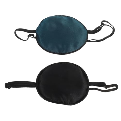 ORFOFE 2 Stück Piratenaugenbrauen Single Eyebrow Piraten Patch Für Erwachsene Augenklappe Für Erwachsene Augenklappe Für Männer Piraten-augenklappen Polyester von ORFOFE