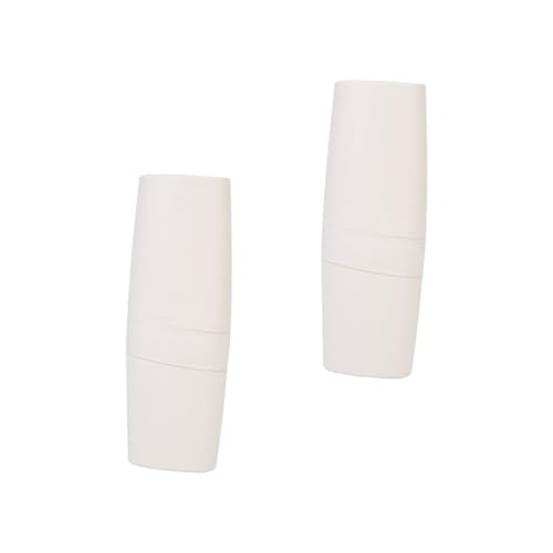 ORFOFE 2 Stück Reisezahnbürsten Apricot Tragbares Zahnbürstenetui mit Deckel Kompakte Aufbewahrungsbox für Zahnpasta Leichtes Langlebiges Reise Organizer Unterwegs von ORFOFE