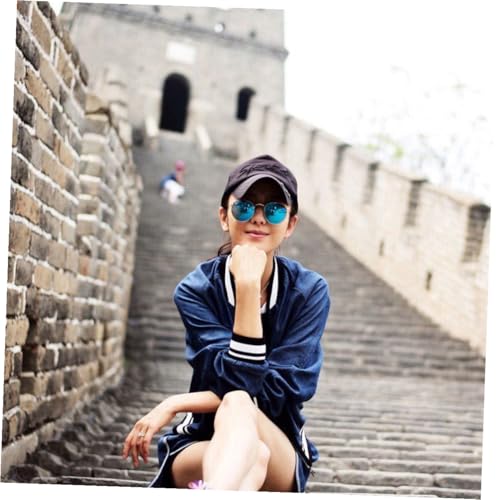 ORFOFE 2 Stück Retro Runde Sonnenbrille im Leichtes Design Verspiegelte Gläser Unisex mit Komfortabler Nasenauflage Modisches Accessoire für Strand und Outdoor Aktivitäten von ORFOFE