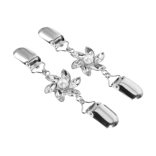 ORFOFE 2 Stück Schalring Clips mit Funkelnden Strasssteinen Zinklegierung Vielseitige Schal Kleidungsclips für Damen Eleganter Schmuck für Abend Hochzeitsfeiern ORFOFE 2 Stück Schalring Clips mit Funkelnden Strasssteinen Zinklegierung Vielseitige Schal Kleidungsclips für Damen Eleganter Schmuck für Abend Hochzeitsfeiern von ORFOFE