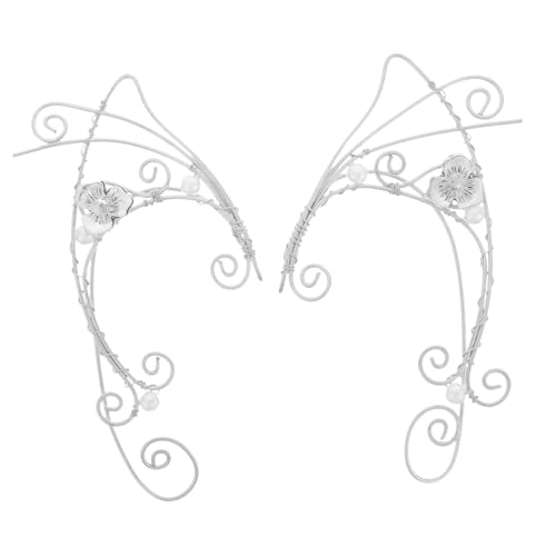 ORFOFE 2 Stück Vintage Ohrmanschette Ohrklemme Damen Teilig Ohrclip Schmuck Ohrloch Modisch Elegant für Frauen Mädchen Teens Party Hochzeit Alltag von ORFOFE