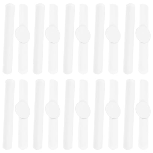 ORFOFE 20 Stck Teiliges Weißes DIY Slap Armbänder Blanko PVC Armbänder Robust für Partygeburtstag Halloween Weihnachtsfeier Kreatives Gestalten Jungen Mädchen von ORFOFE