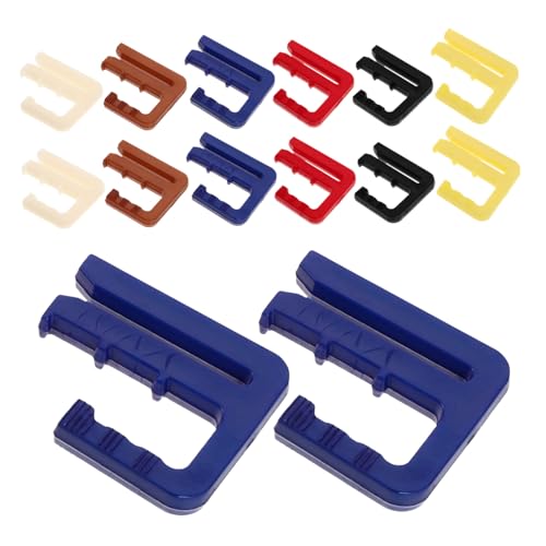 ORFOFE 24 Stück Größe Abnehmbare Sofortkleider Elastischer Hosenbund Wiederverwendbarer Schnellspanner Aus Kunststoff Nähen Jeans Hosen Knöpfe Taille Hosen Festziehen Extender von ORFOFE