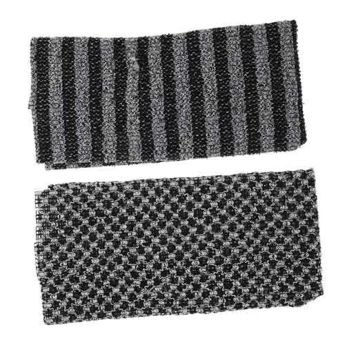 ORFOFE 2st Badetuch-zurückziehstreifen Badreiniger Rückenschrubber Im Japanischen Stil Badereiniger Für Die Körperhaut Rückenschrubber Reinigungstuch Rückenhandtücher Black von ORFOFE