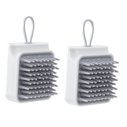 ORFOFE 2stücke Haar Kopfhaut Massager Shampoo Bürste Für Dusche Mit Ergonomischem Design Für Frauen Und Junge Mädchen Für Sanfte Massage Und Haarreinigung von ORFOFE