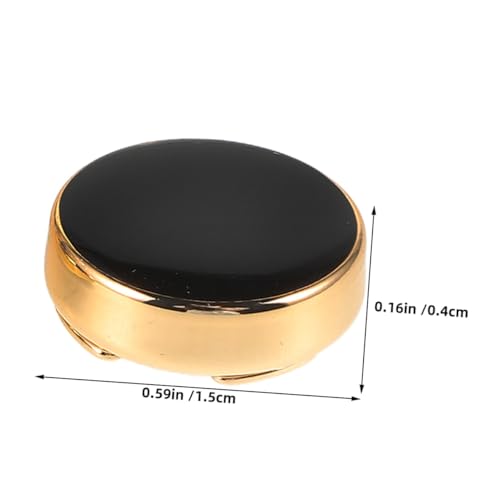 ORFOFE 3 Paare Elegante Manschettenknöpfe aus Zinklegierung Vintage Button Covers für Herrenanzüge und Smoking Knopfdekor für Hochzeit Business und Formelle Anlässe von ORFOFE