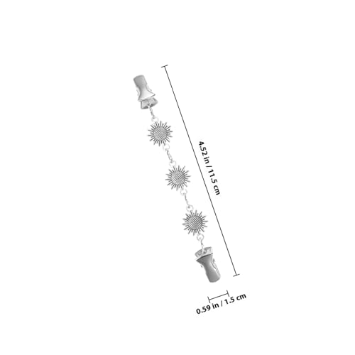 ORFOFE 3 Stück Retro Cardigan Clips aus Zinklegierung Vintage Kleid Clips Modische Broschen für Damen Stabile Pullover Verschlüsse mit Blumen Schmetterlingsdesign für Strickjacken und von ORFOFE