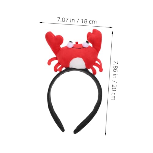 ORFOFE 3 Stück Teiliges Niedliche Krabben Haarbänder aus Weichem Material Komfortabler Leichter Stirnband mit Verspieltem Krabben design für Erwachsene Kostümzubehör für Partys und von ORFOFE
