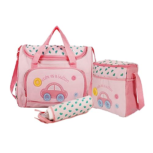 ORFOFE Multi- Wickeltasche Set Für Mütter Große Kapazität Wickelunterlage Flasche Und Kleiner Tasche Für Und Alltag von ORFOFE