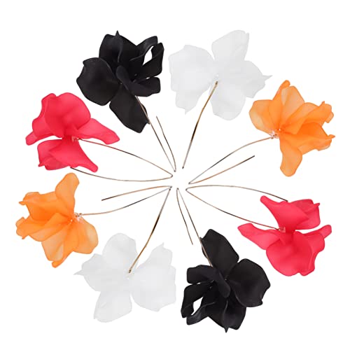 ORFOFE 4 Paare Blütenblatt Ohrstecker Ohrhänger für Damen und Mädchen Leichte Blumen Ohrringe Vielseitig Kombinierbar Eleganter Damenschmuck für Alltag und Festlichkeiten Zufällige Farbe von ORFOFE