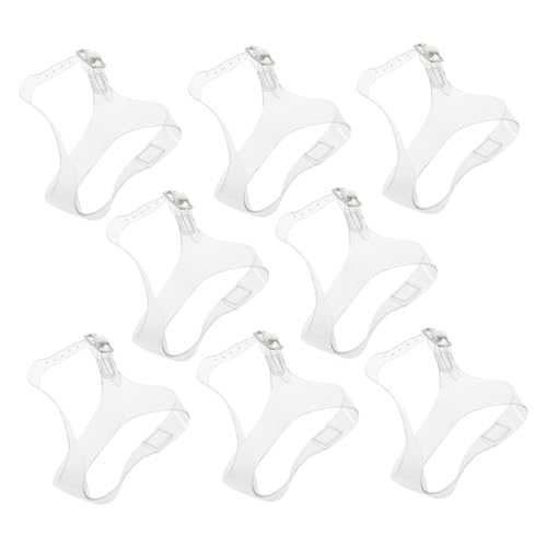 ORFOFE 4 Paare Tpu High Heel Schuhriemen Transparent Antirutsch Elastische Absätze Straps Abnehmbar Einstellbar Stabiler Halt Damen Schuhe Zubehör für Alltag und Party von ORFOFE