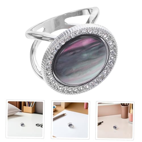 ORFOFE 4 Stück Metall Schalring Clips für Damen Runde T Shirt Klammern aus Legiertem Material Robuste und Verformungsresistente Schmuckclips für Kleidung Vielseitiger Seidenschalhalter von ORFOFE