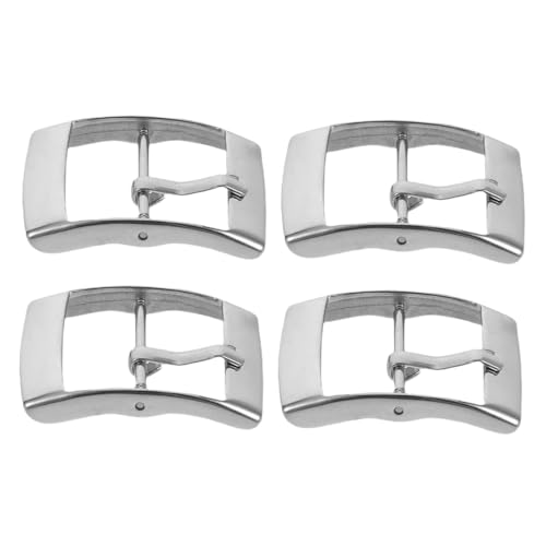 ORFOFE 4 Stück Teiliges Edelstahl Uhrenarmband Schnalle Ersatzverschluss Robust Kompatibel Einfach zu Wechseln Stilvoll für Reparaturen und Upgrades ORFOFE 4 Stück Teiliges Edelstahl Uhrenarmband Schnalle Ersatzverschluss Robust Kompatibel Einfach zu Wechseln Stilvoll für Reparaturen und Upgrades von ORFOFE