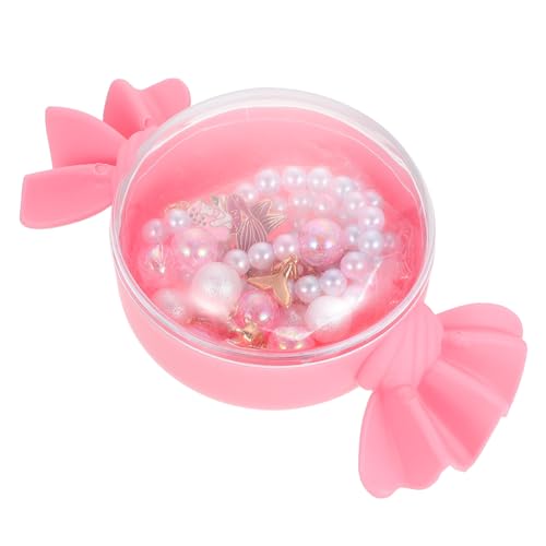 ORFOFE 4 Stück Teiliges Schmuckset mit Perlen Meerjungfrauen anhänger Verstellbarem Armband Halskette und Ring Niedliche Cartoon designs für Mädchen Geschenkidee für Geburtstage und von ORFOFE