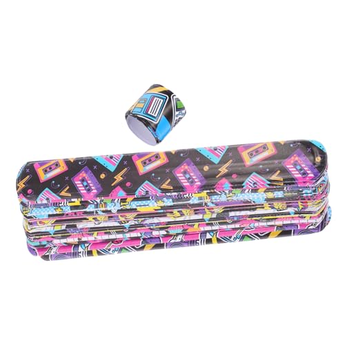 ORFOFE 48 Stück Teiliges Rockmusik Slap Armband Bunte Vintage Schnapparmbänder Lustige Party Accessoires für Musikfans und Feierlichkeiten Vielseitig Einsetzbar Robustes Material von ORFOFE